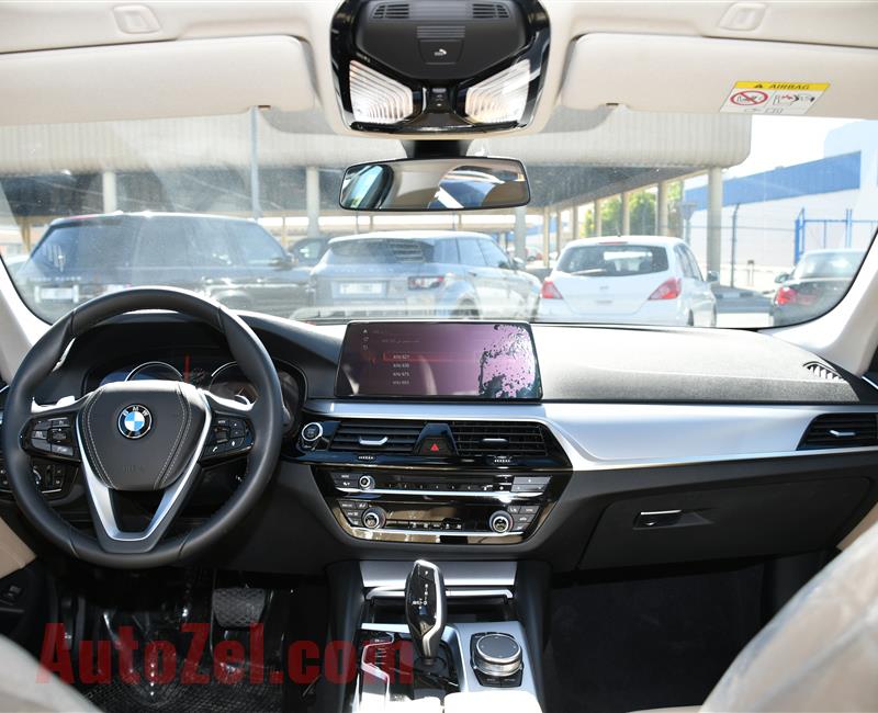 BRAND NEW BMW 520i- 2019- WHITE- GCC SPECS