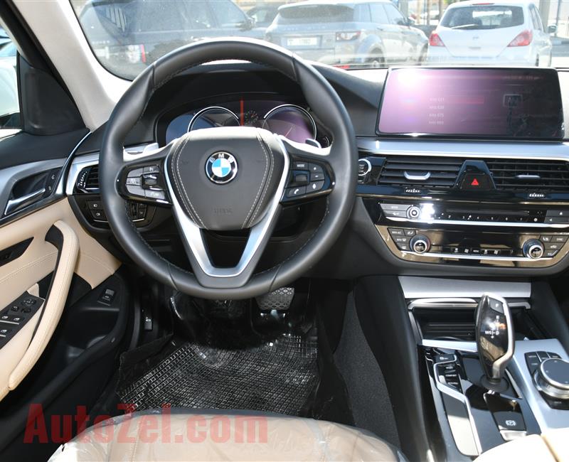 BRAND NEW BMW 520i- 2019- WHITE- GCC SPECS