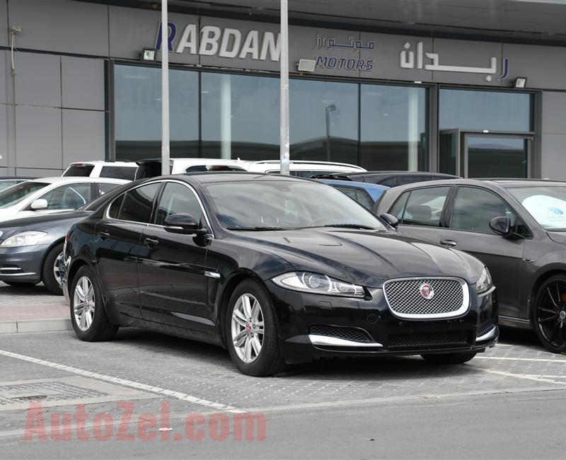 JAGUAR XF- 2014- BLACK- 110 000 KM- GCC