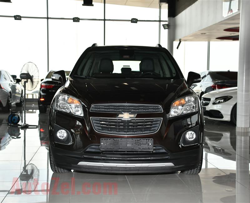 CHEVROLET TRAX LTZ- 2015- BROWN- 113 000 KM- GCC, FULL OPTION