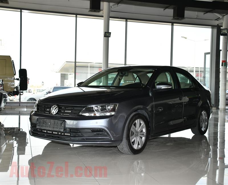 VOLKSWAGEN JETTA- 2015- GREY- 101 000 KM- GCC