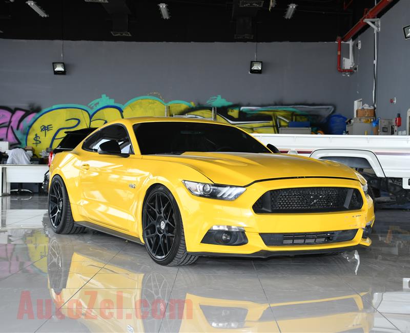 FORD MUSTANG GT- 2015- YELLOW- 197 000 KM- GCC