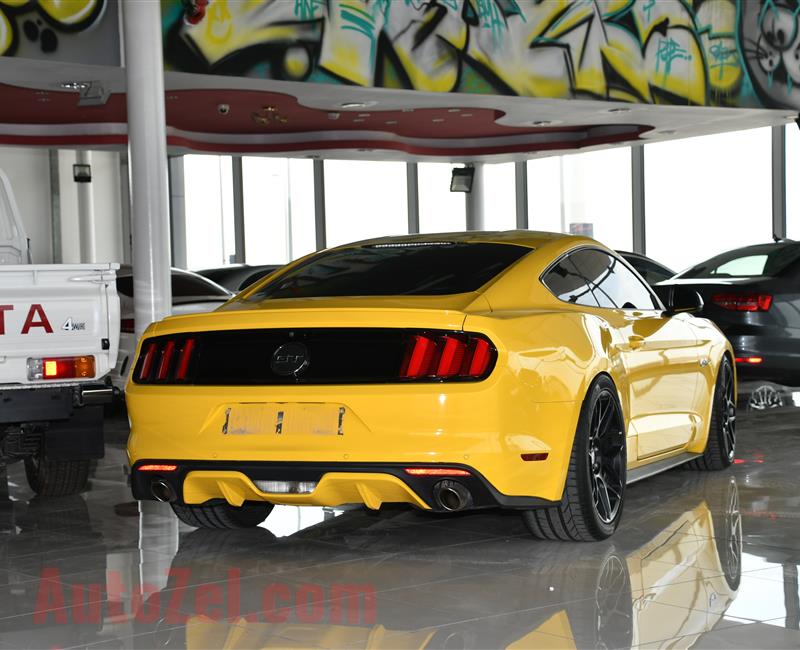 FORD MUSTANG GT- 2015- YELLOW- 197 000 KM- GCC