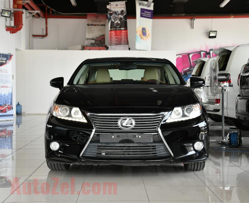 LEXUS ES350- 2013- BLACK- 215 000 KM- GCC