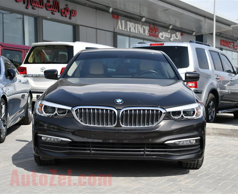 BMW 520i- 2018- BROWN- 32 000 KM- GCC