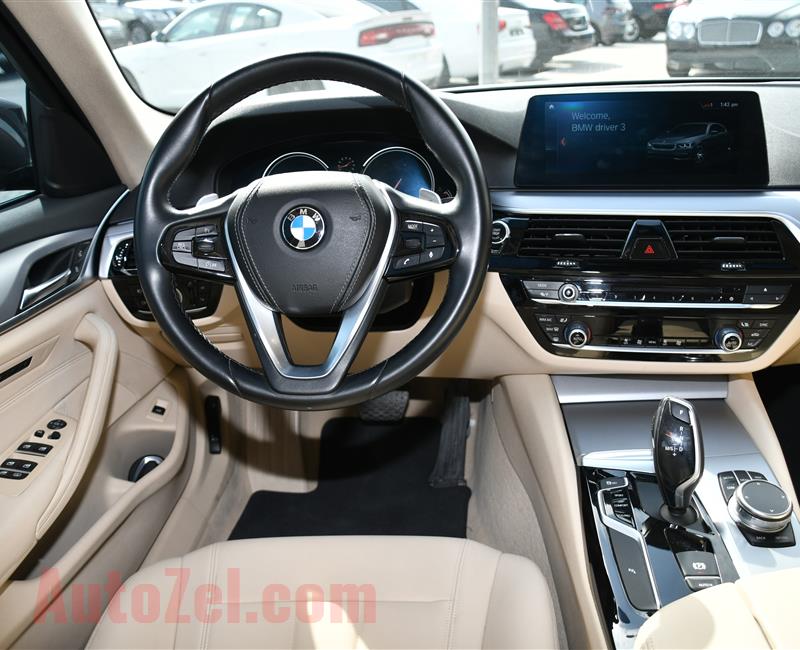 BMW 520i- 2018- BROWN- 32 000 KM- GCC