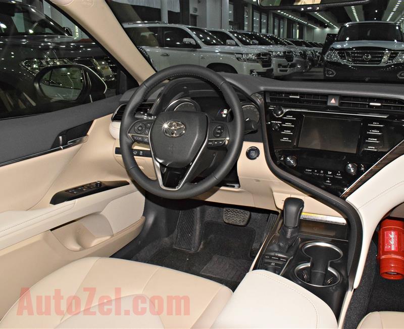 toyota camry model 2019 -  white - zero km - v6 - gcc 