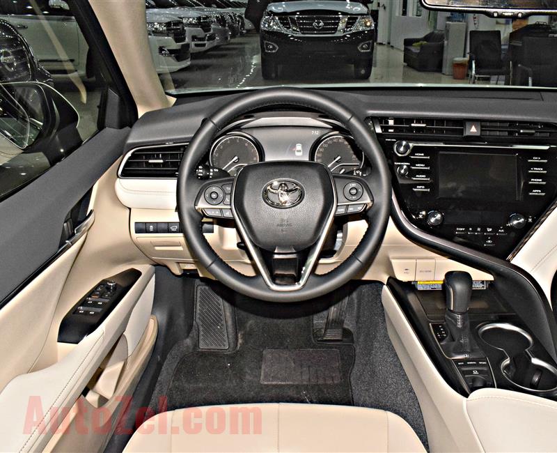 toyota camry model 2019 -  white - zero km - v6 - gcc 