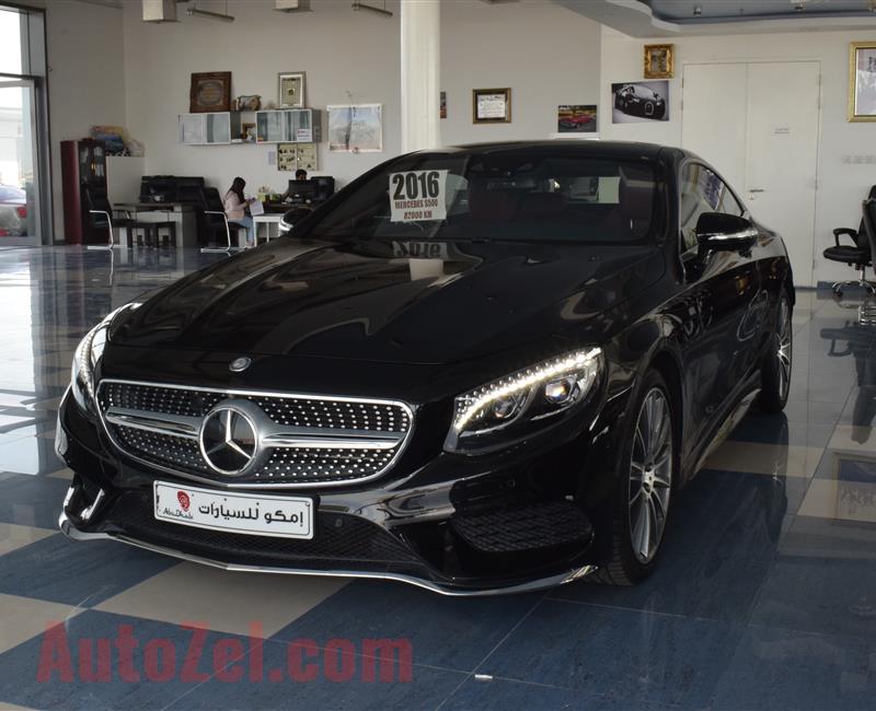 MERCEDES-BENZ S500- 2016- BLACK- 84 000 KM- GCC SPECS