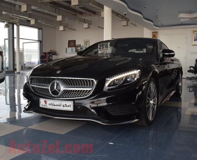 MERCEDES-BENZ S500- 2016- BLACK- 84 000 KM- GCC SPECS