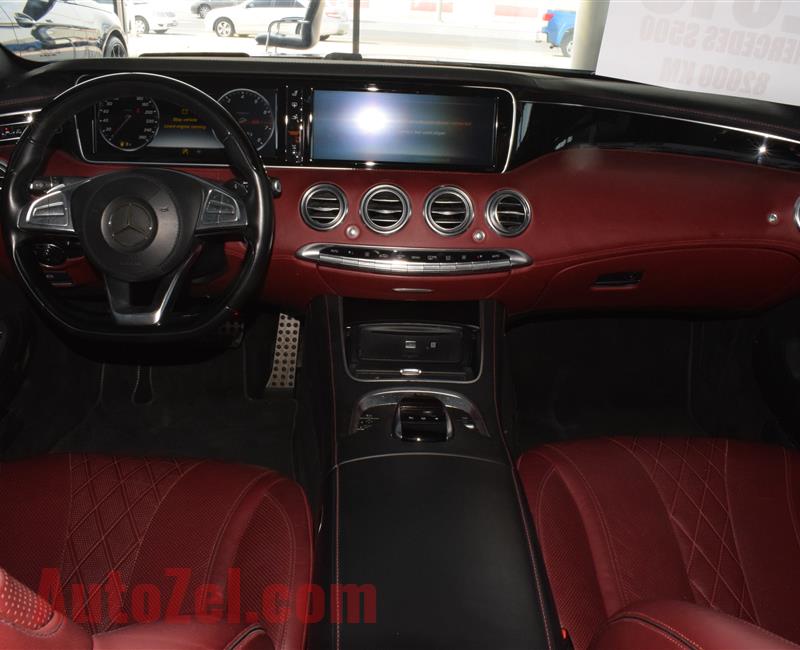 MERCEDES-BENZ S500- 2016- BLACK- 84 000 KM- GCC SPECS