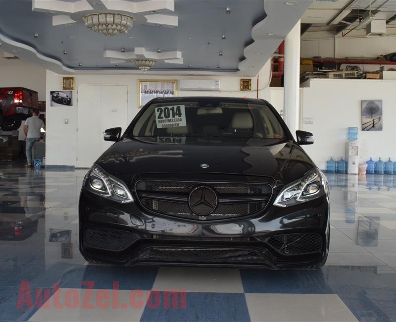 MERCEDES-BENZ E350- 2014- BLACK- 399 000 KM- AMERICAN SPECS