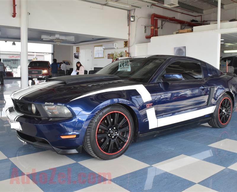 FORD MUSTANG- 2010- BLUE/BLACK- 227 000 KM- GCC SPECS