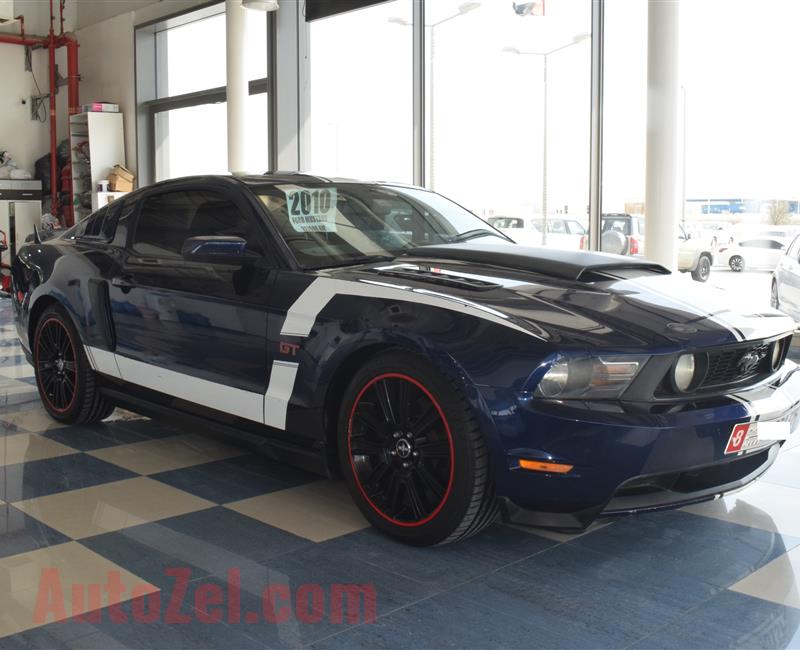 FORD MUSTANG- 2010- BLUE/BLACK- 227 000 KM- GCC SPECS