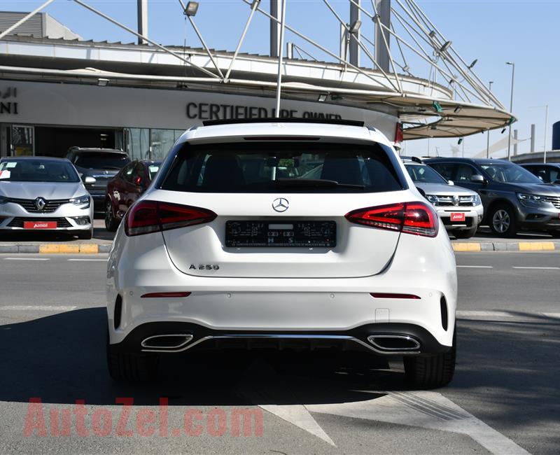 2019 Mercedes-Benz A 250 2019 - 5 YEARS WARRANTY - SERVICE CONTRACT - GARGASH - O DOWNPAYMENT