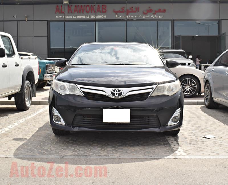 TOYOTA CAMRY MODEL 2014 - BLACK - 180000 KM - V4 -  CAR SPECS IS AMERICAN 