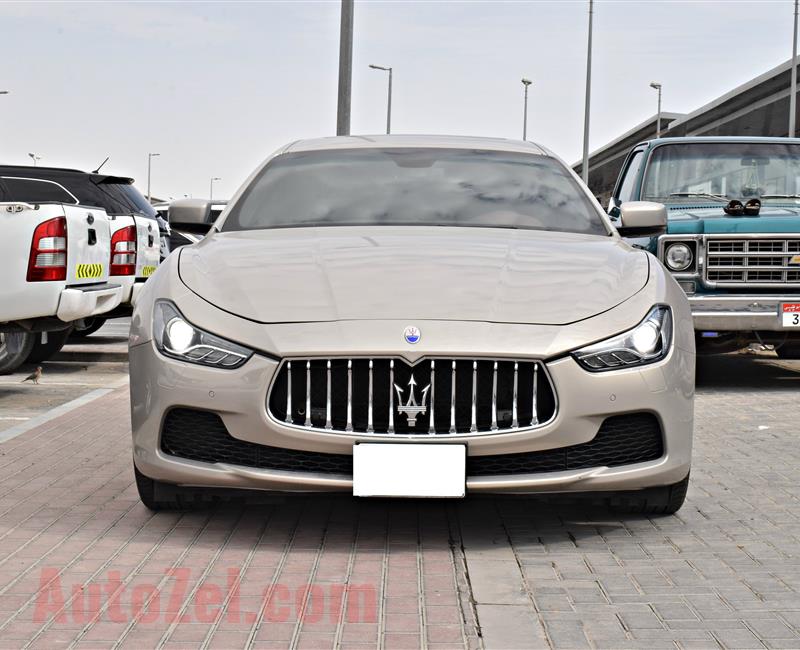 MASERATI MODEL 2014 - GOLD - 136.000 KM - V6 - CAR SPECS IS AMERIN 