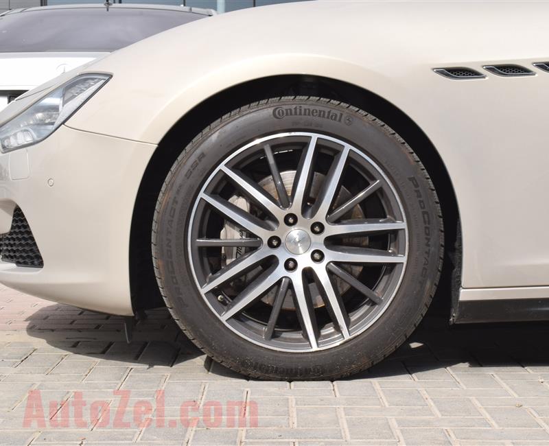 MASERATI MODEL 2014 - GOLD - 136.000 KM - V6 - CAR SPECS IS AMERIN 