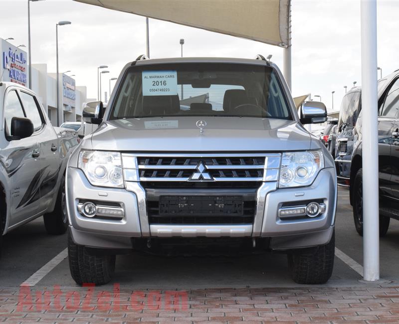 MITSUBISHI PAJERO- 2016- SILVER- 110 000 KM- GCC SPECS