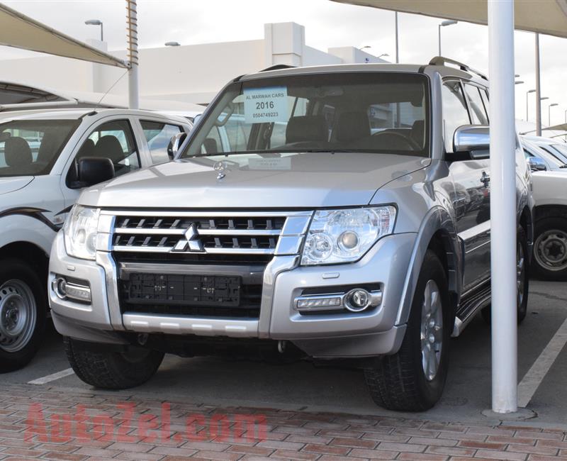 MITSUBISHI PAJERO- 2016- SILVER- 110 000 KM- GCC SPECS