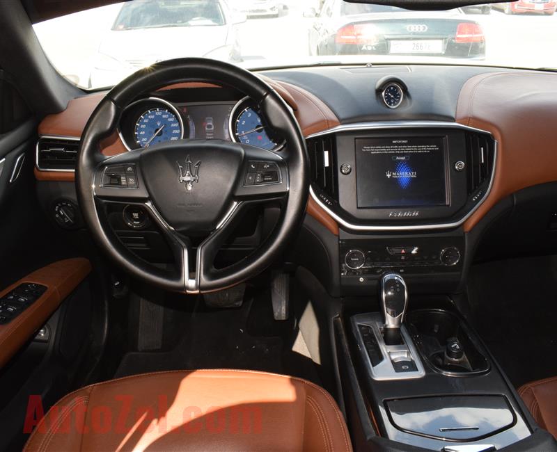 MASERATI GHIBLI- 2015- WHITE- GCC SPECS