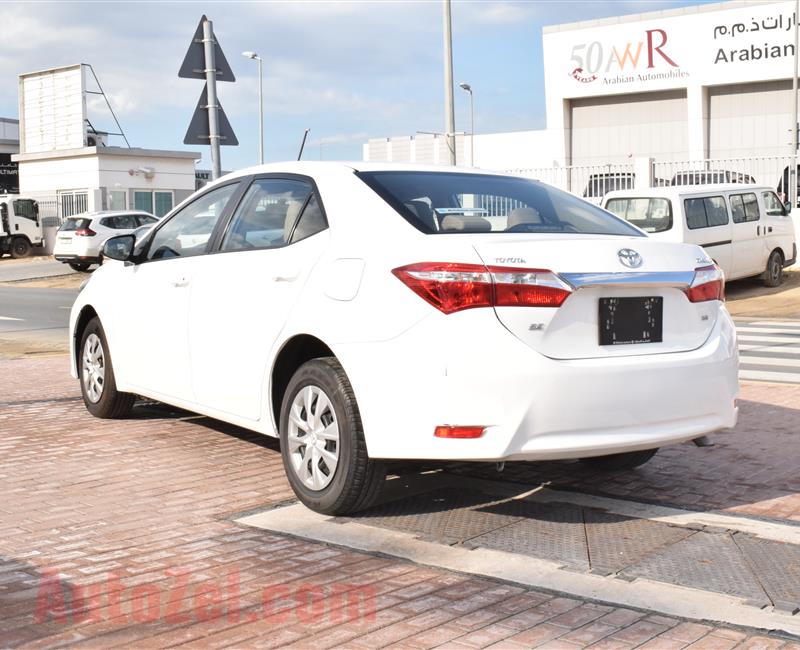 TOYOTA COROLLA SE 1.6- 2016- WHITE- 116 000 KM- GCC SPECS