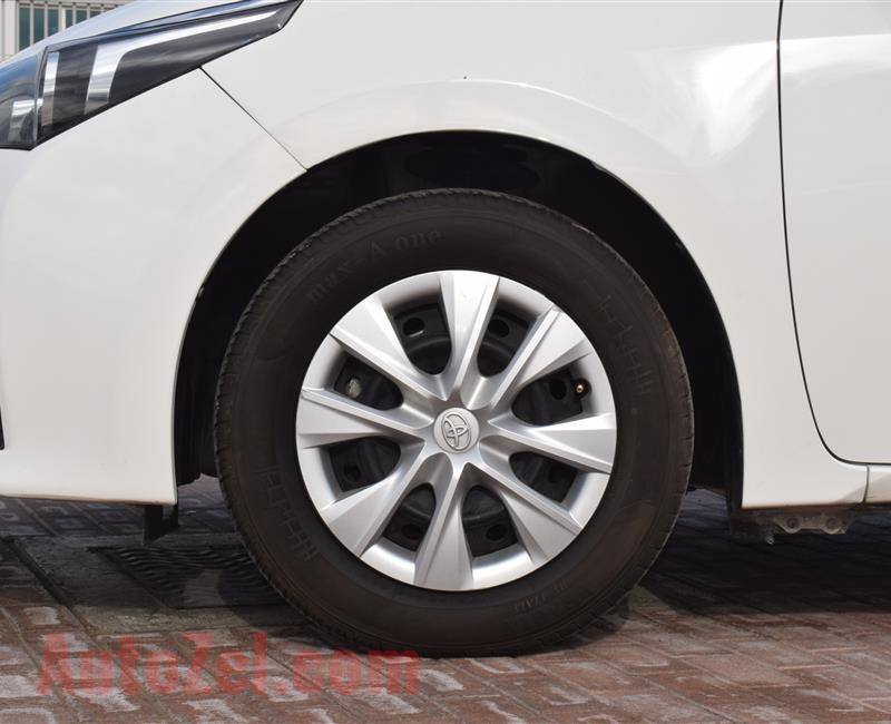 TOYOTA COROLLA SE 1.6- 2016- WHITE- 116 000 KM- GCC SPECS