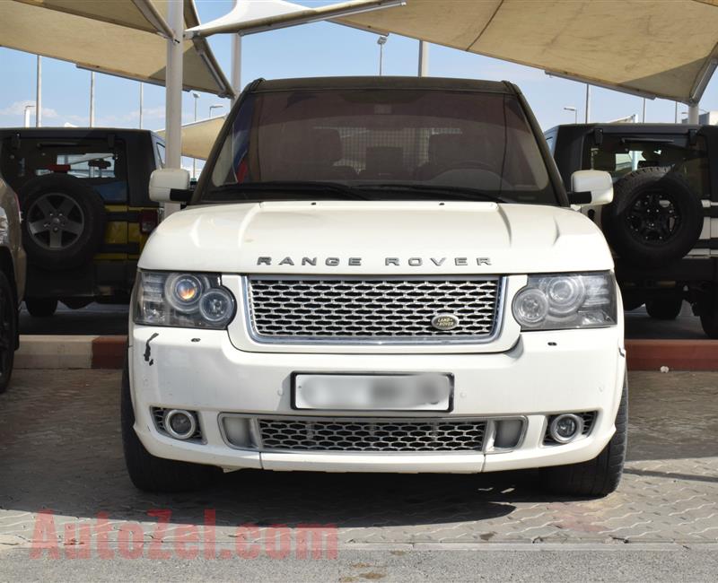 RANGE ROVER AUTOBIOGRAPHY- 2005- WHITE- GCC