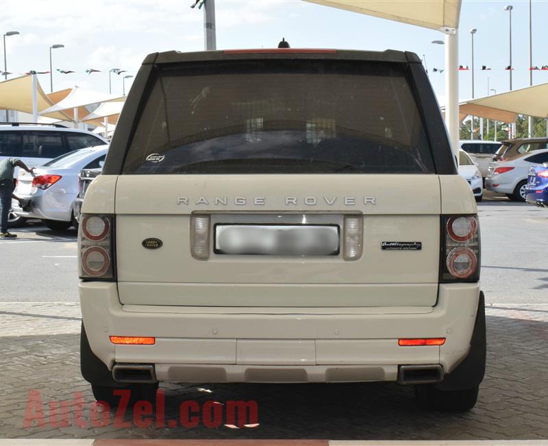 RANGE ROVER AUTOBIOGRAPHY- 2005- WHITE- GCC