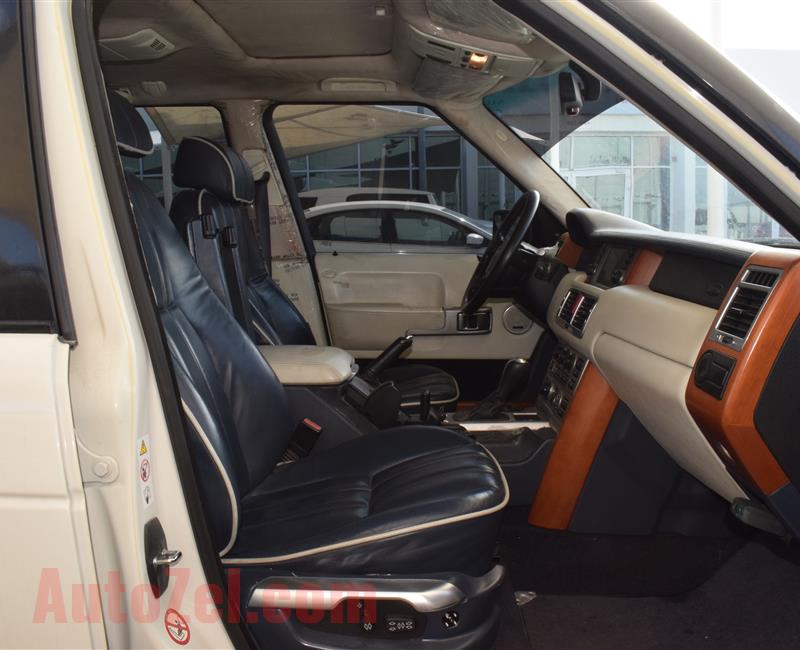 RANGE ROVER AUTOBIOGRAPHY- 2005- WHITE- GCC