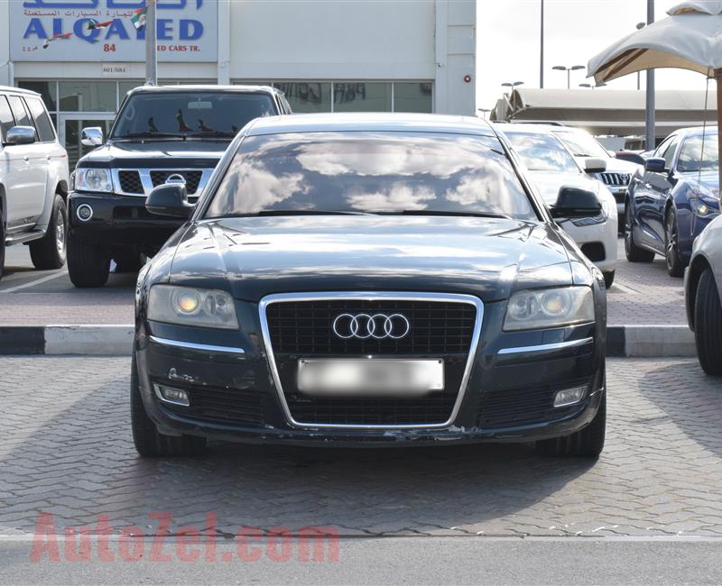 AUDI A8 L- 2008- GREEN- 142 000 KM- GCC