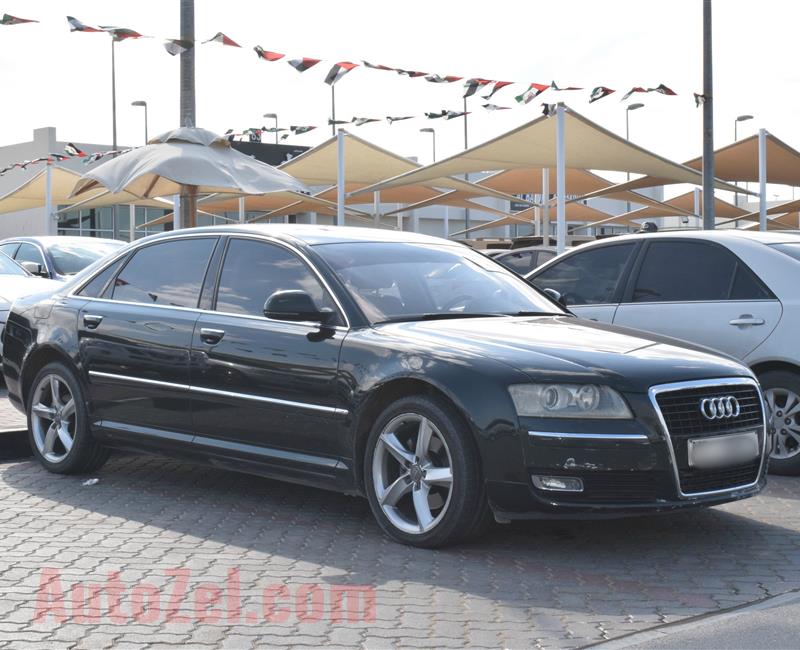 AUDI A8 L- 2008- GREEN- 142 000 KM- GCC