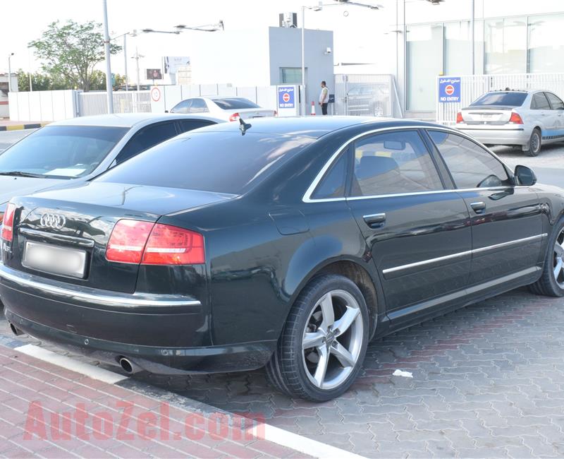 AUDI A8 L- 2008- GREEN- 142 000 KM- GCC