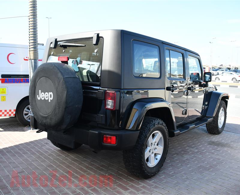 JEEP WRANGLER- 2018- BLACK- 179 000 KM- GCC SPECS