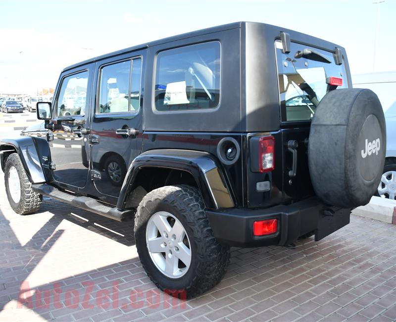 JEEP WRANGLER- 2018- BLACK- 179 000 KM- GCC SPECS