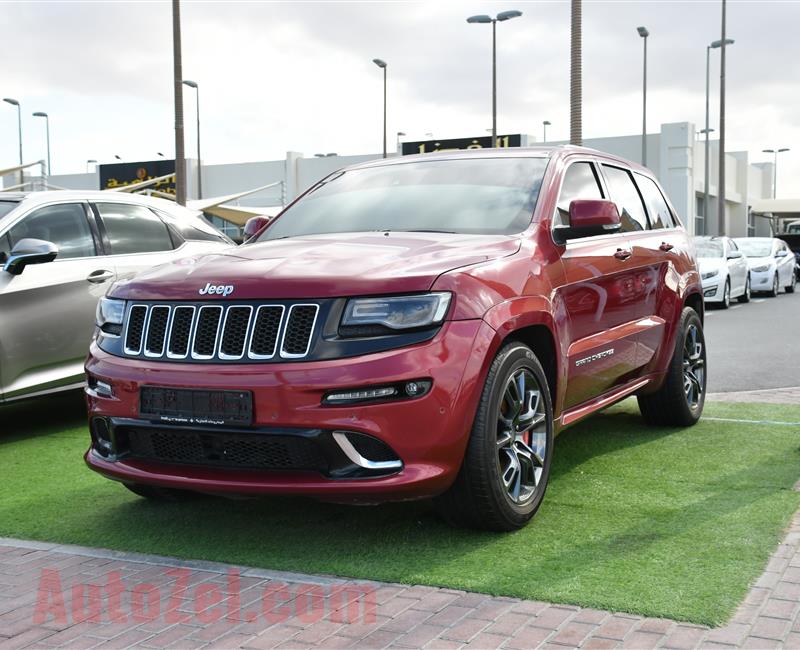 JEEP GRAND CHEROKEE SRT- 2015- MAROON- 104 000 KM- GCC