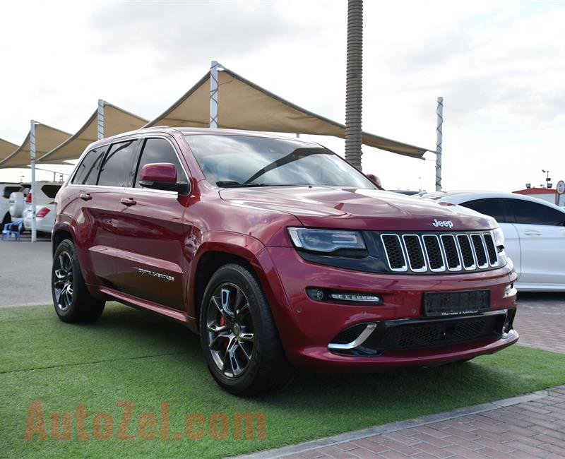 JEEP GRAND CHEROKEE SRT- 2015- MAROON- 104 000 KM- GCC