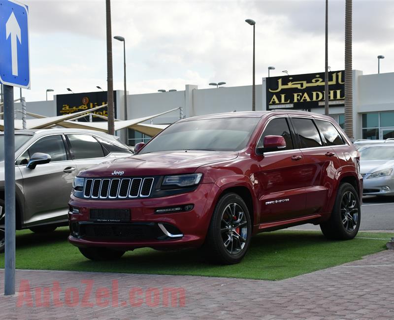 JEEP GRAND CHEROKEE SRT- 2015- MAROON- 104 000 KM- GCC