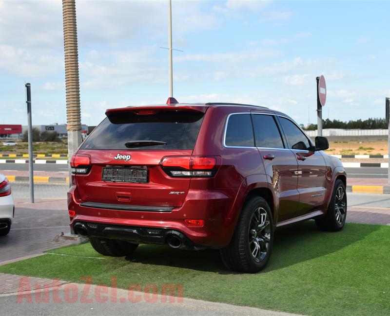 JEEP GRAND CHEROKEE SRT- 2015- MAROON- 104 000 KM- GCC