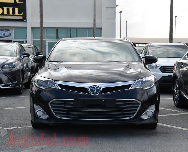 TOYOTA AVALON- 2015- BLACK- 73 000 KM- GCC