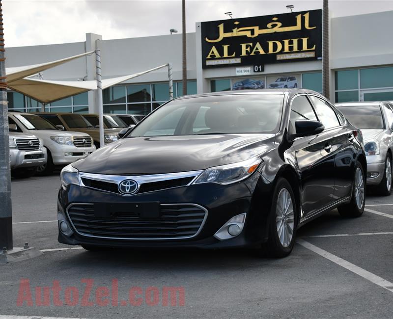 TOYOTA AVALON- 2015- BLACK- 73 000 KM- GCC