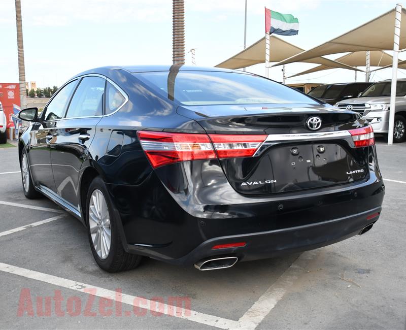 TOYOTA AVALON- 2015- BLACK- 73 000 KM- GCC