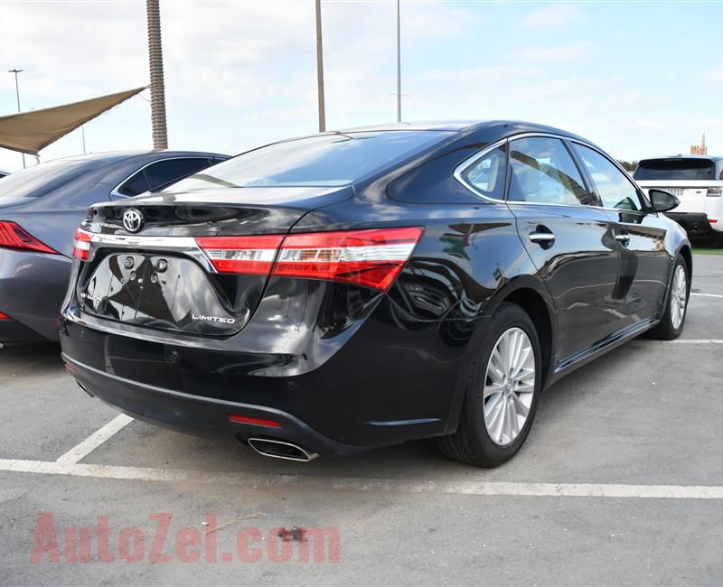 TOYOTA AVALON- 2015- BLACK- 73 000 KM- GCC