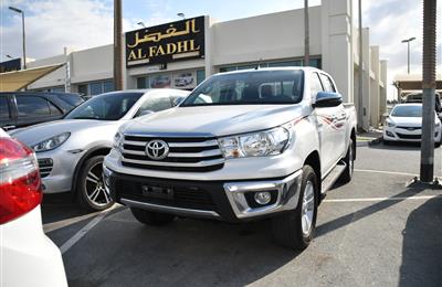 TOYOTA HILUX- 2019- WHITE- 29 000 KM- GCC