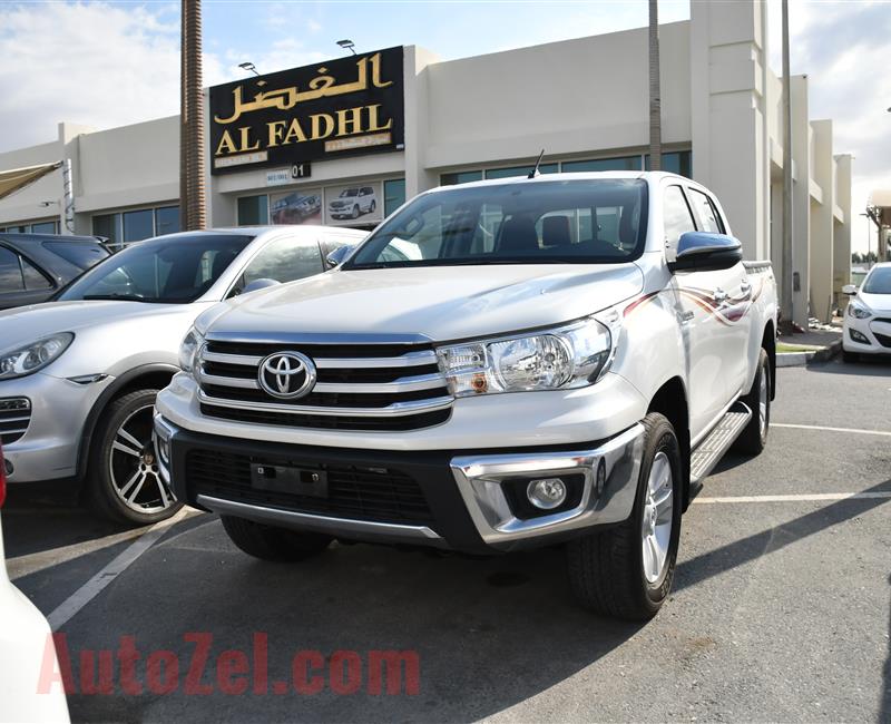 TOYOTA HILUX- 2019- WHITE- 29 000 KM- GCC