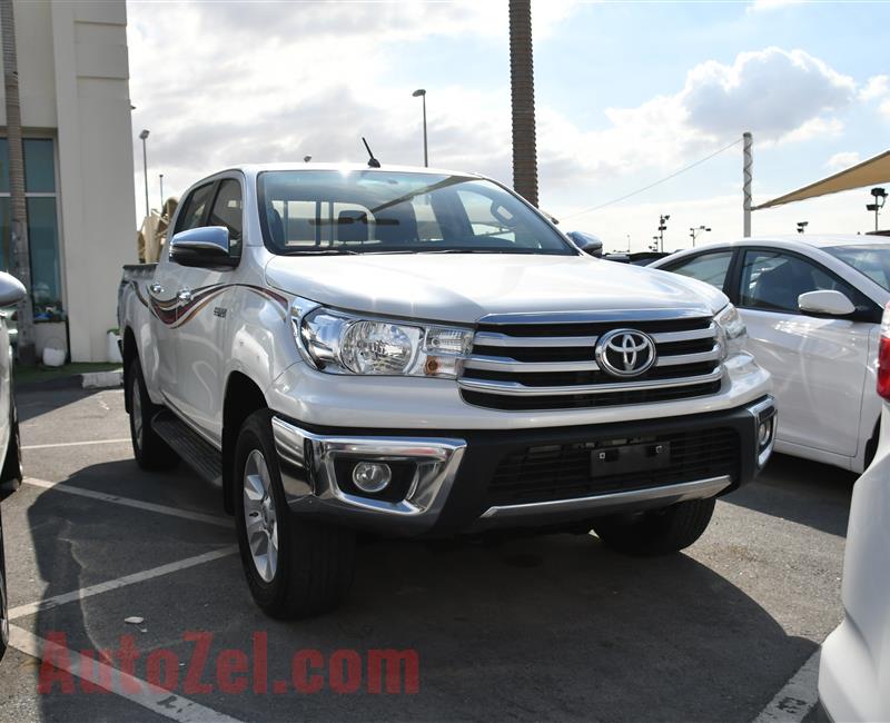 TOYOTA HILUX- 2019- WHITE- 29 000 KM- GCC