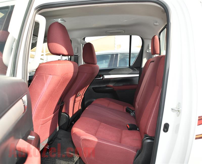 TOYOTA HILUX- 2019- WHITE- 29 000 KM- GCC