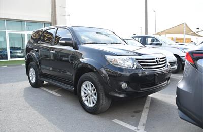 TOYOTA FORTUNER- 2013- BLACK- 231 000 KM- GCC