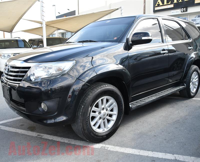 TOYOTA FORTUNER- 2013- BLACK- 231 000 KM- GCC