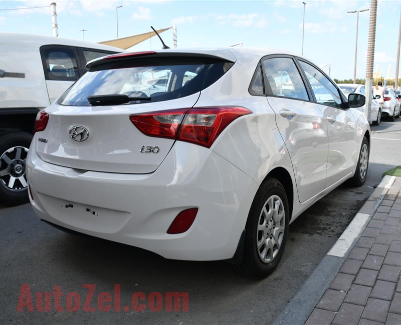 HYUNDAI i30- 2014- WHITE- 98 000 KM- GCC